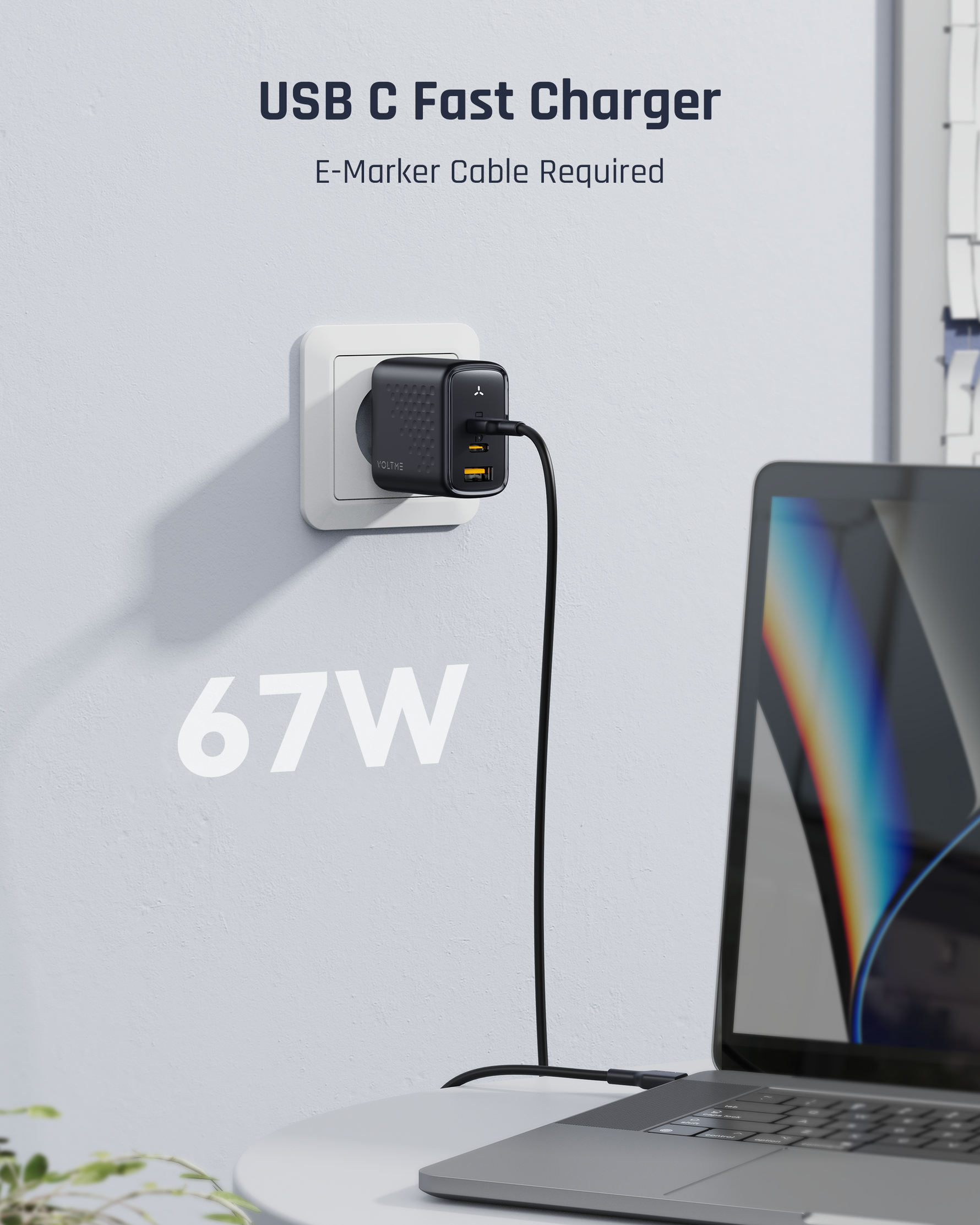 Voltme Revo 67W CCA Wall Charger