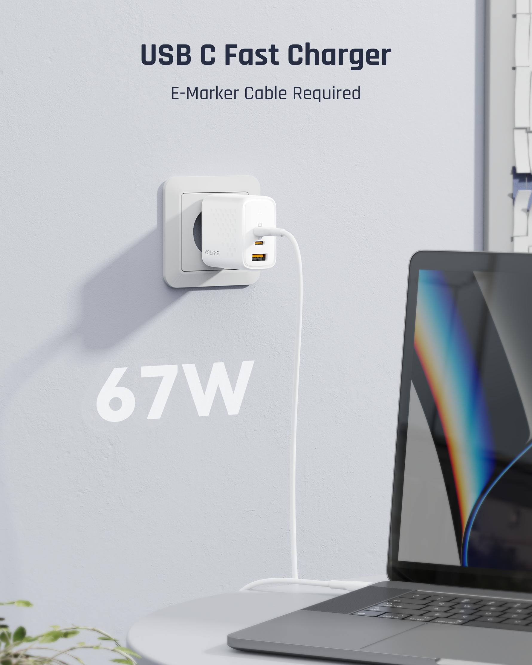 Voltme Revo 67W CCA Wall Charger