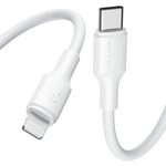 Voltme Powerlink EDC Series Type-C To Lightning Cable - 30W PD Super Fast Charging, 480Mbps Data Transfer, 3A, 1.2M - White