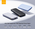 VOLTME Hypercore 10K Essential 10,000mAh Fast Charging Power Bank PD 3.0, Type-C & USB-A Ports – 22.5W