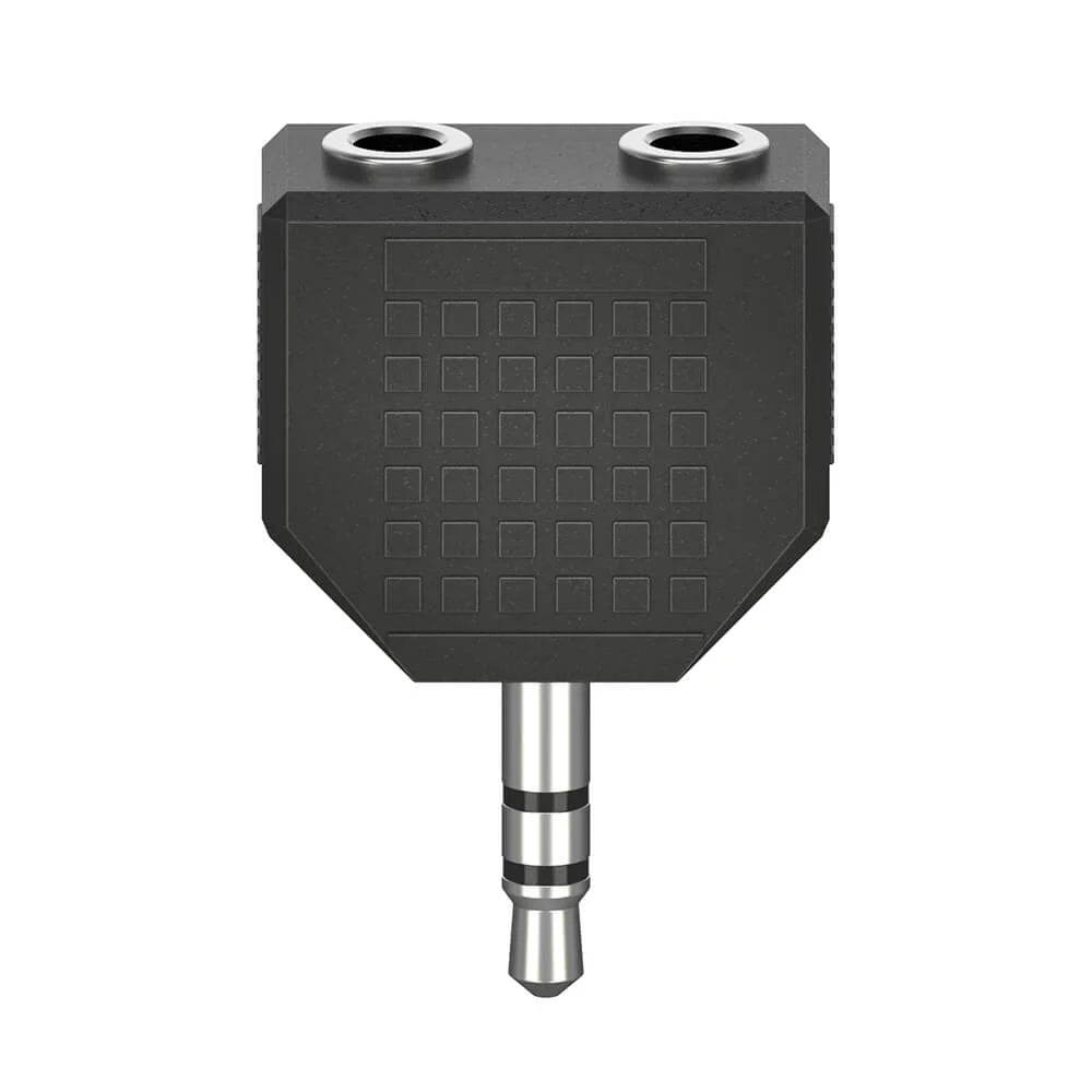 Hama Audio Adapter, 3.5 mm Jack Plug - 2 x 3.5 mm Jack Socket, Stereo