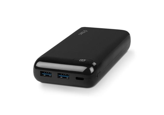ttec PowerSlim LCD PD 20.000 mAh 20W Powerbank With USB-C Input/Output-Black