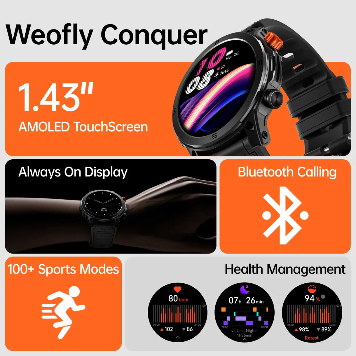 Weofly - Conquer Smartwatch