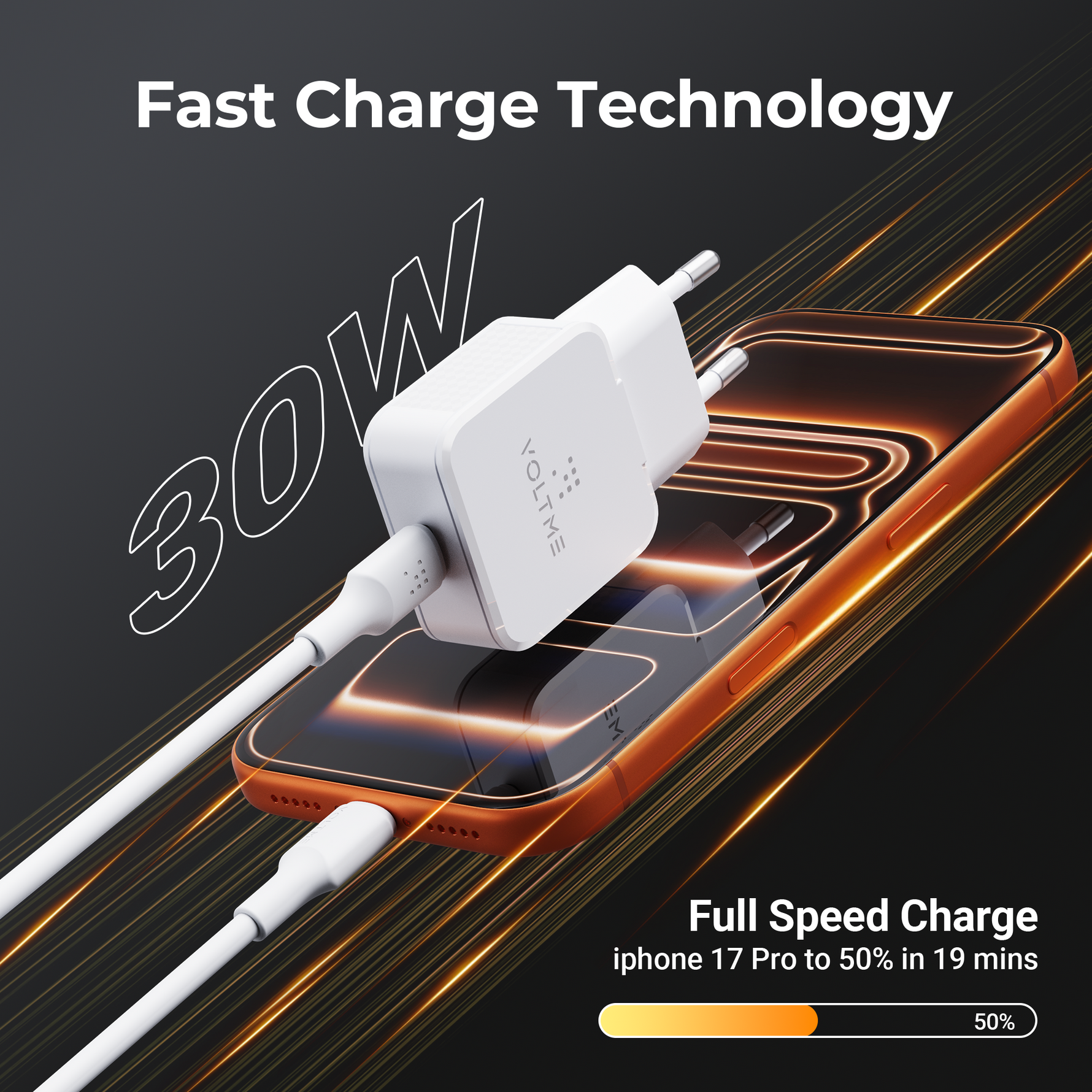 Voltme Revo 30W Lite Ultrathin C Wall Charger