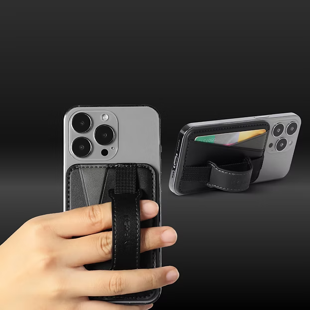 HYPHEN MONTREAL Wallet with Dual Pocket and Grip