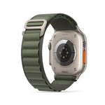 HYPHEN CLARKE Reinforced Nylon Watch Strap for Apple Watch Ultra 49mm – Breathable Sport Loop Band