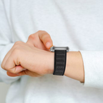 HYPHEN CLARKE Reinforced Nylon Watch Strap for Apple Watch Ultra 49mm – Breathable Sport Loop Band