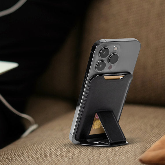 HYPHEN PRESTON MagSafe Wallet with Stand — Magnetic Wallet & Phone Stand