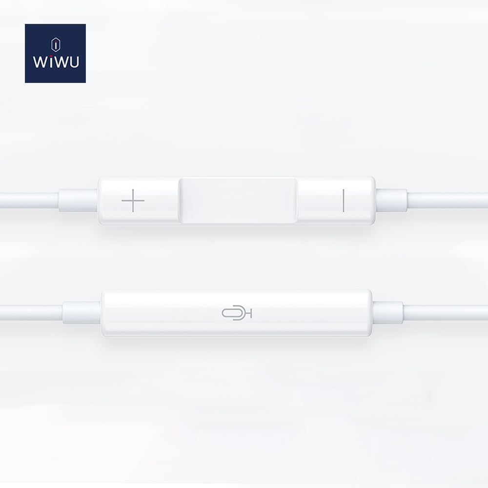 WIWU EB303 Earphone Type C Connector White