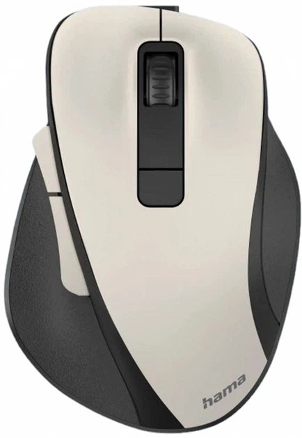 Hama MW-500 Ergonomic Rechargeable Silent Mouse, 6-Buttons, Blue Sensor, up to 1600 DPI, Forest