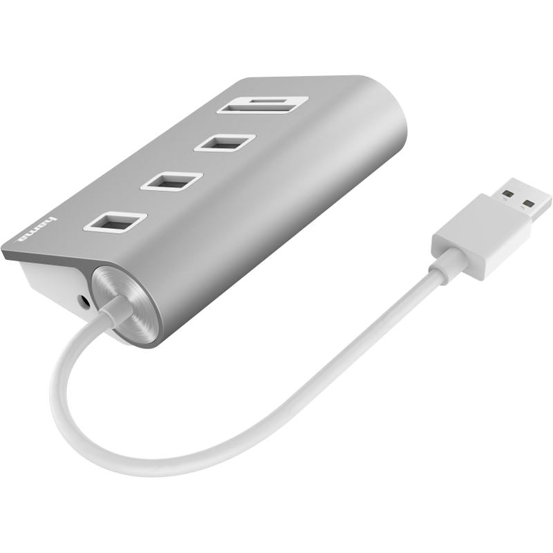 Hama USB Hub / Card Reader, 5 Ports, 3x USB-A, SD, microSD