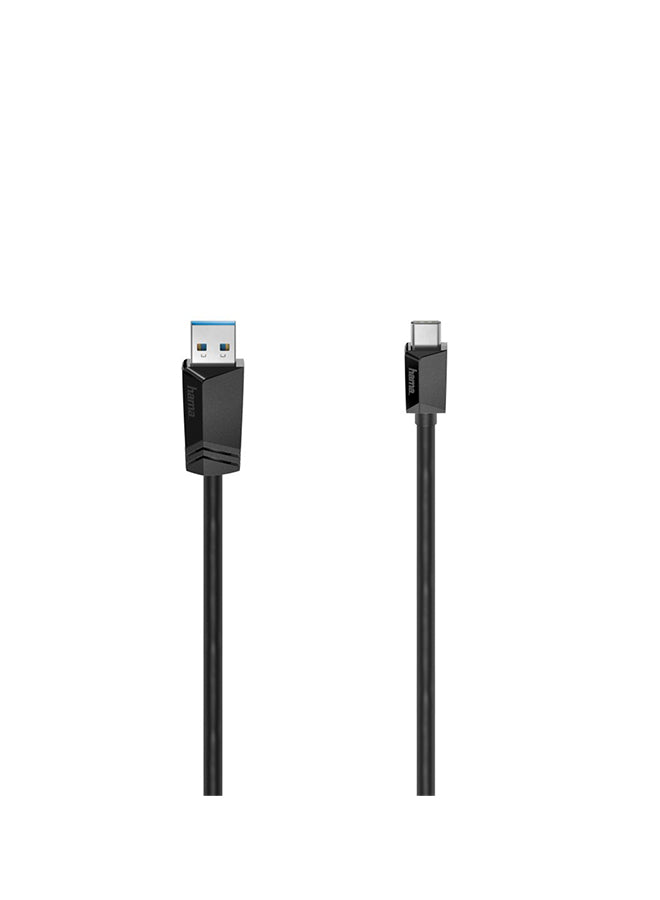 Hama USB-C Cable, USB-C Plug – USB-A Plug, USB 3.2 Gen 1, 5 Gbit / s, 1.50 m