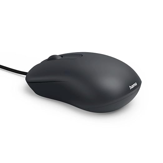 Hama "WM-100" wireless mouse , optical, 3 buttons, silent click, Black