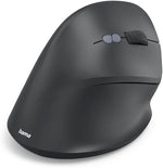 Hama “EWM-500R” Ergonomic Vertical Mouse, Radio, Optical, 7 Buttons, black