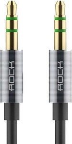 Cable AUX Rock  1M  Gray