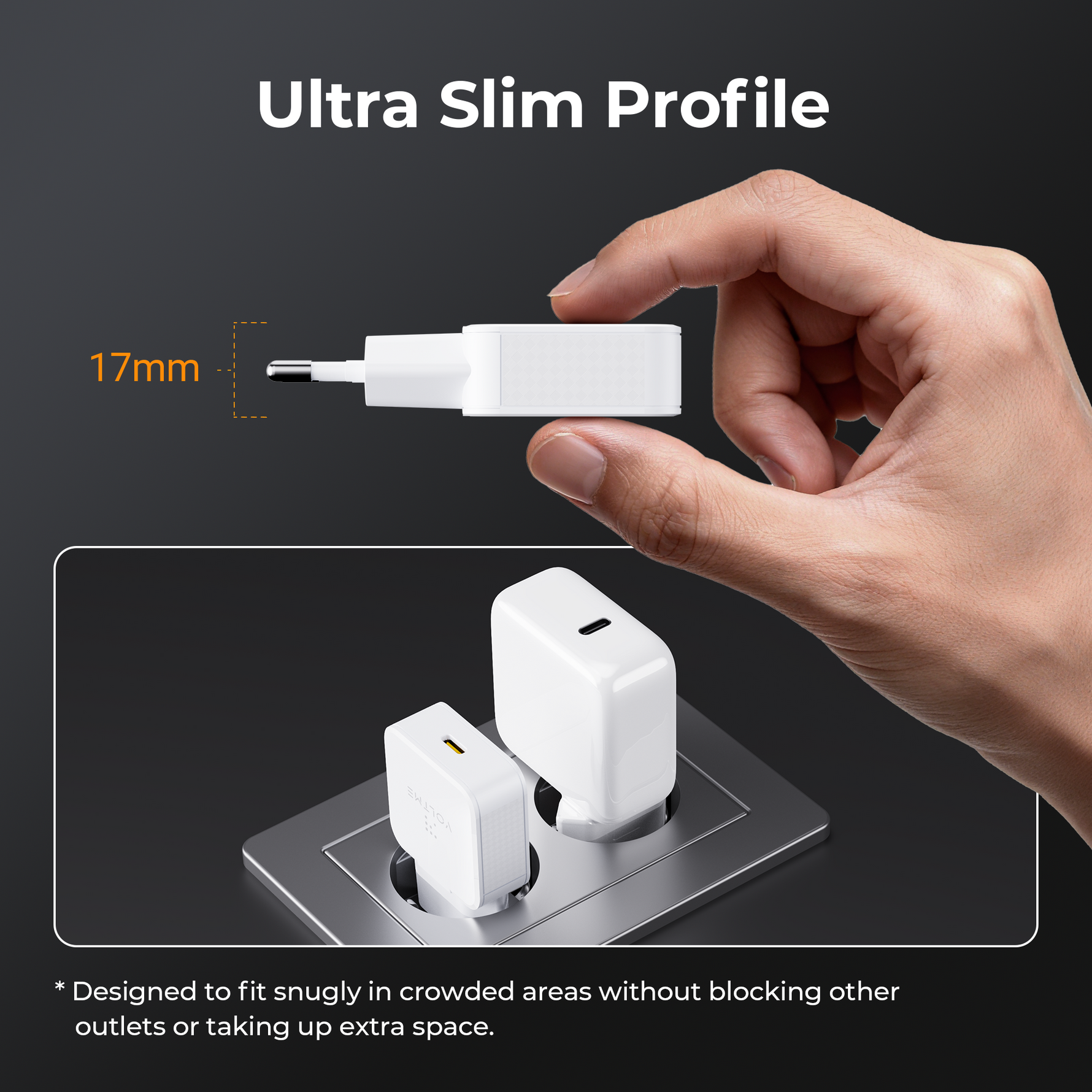 Voltme Revo 30W Lite Ultrathin C Wall Charger