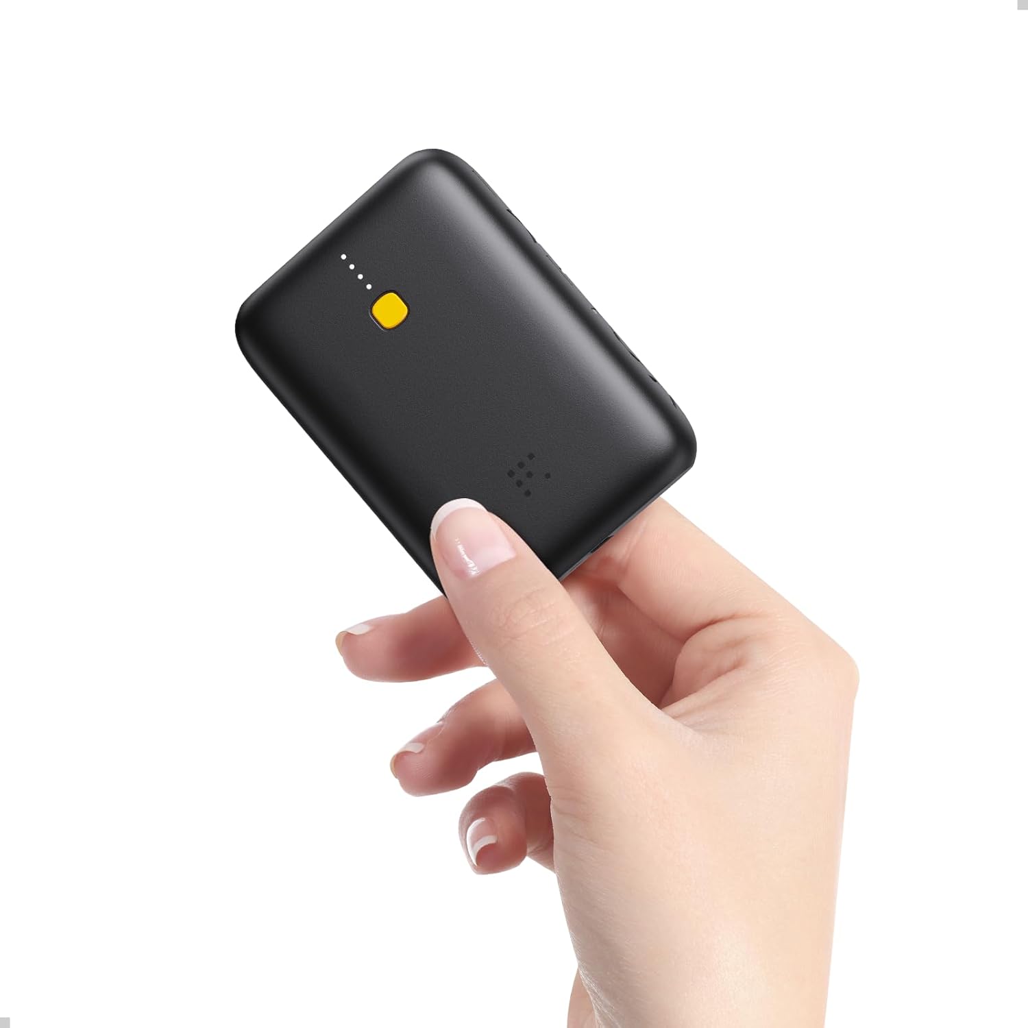 VOLTME Hypercore 10K Lite 10,000mAh Fast Charging Power Bank PD 3.0, Type-C & USB-A Ports – 22.5W  Black