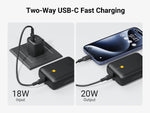 VOLTME Hypercore 10K Lite 10,000mAh Fast Charging Power Bank PD 3.0, Type-C & USB-A Ports – 22.5W  Black