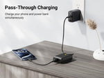 VOLTME Hypercore 10K Lite 10,000mAh Fast Charging Power Bank PD 3.0, Type-C & USB-A Ports – 22.5W  Black
