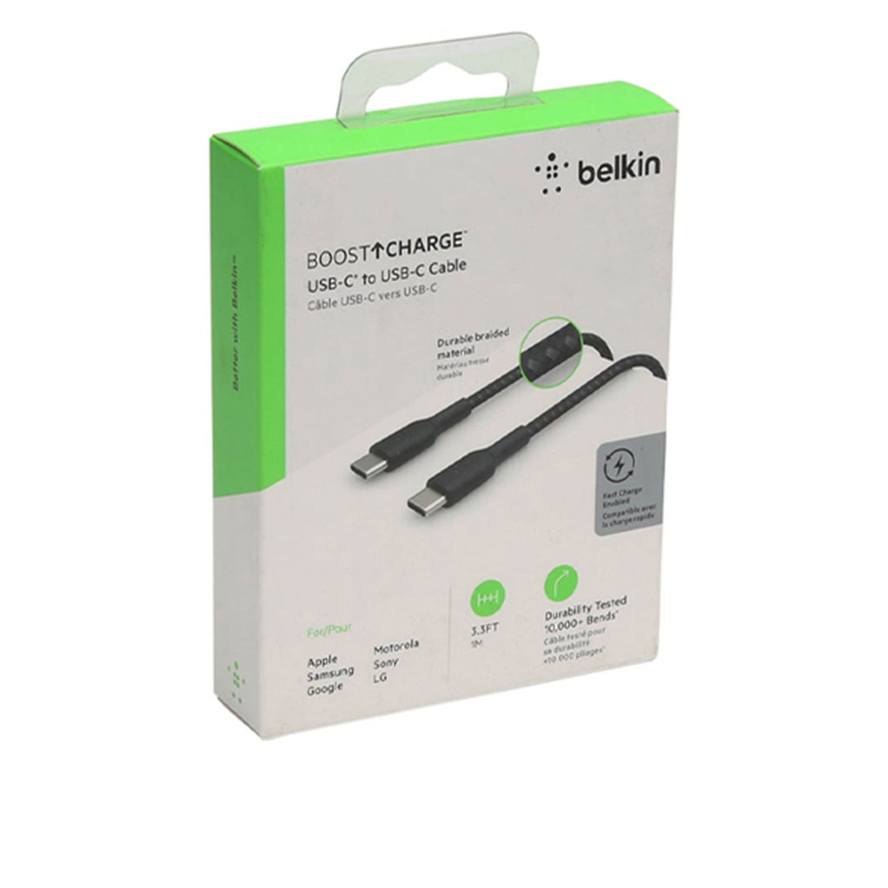 Belkin - BoostCharge Braided USB-C to USB-C Cable