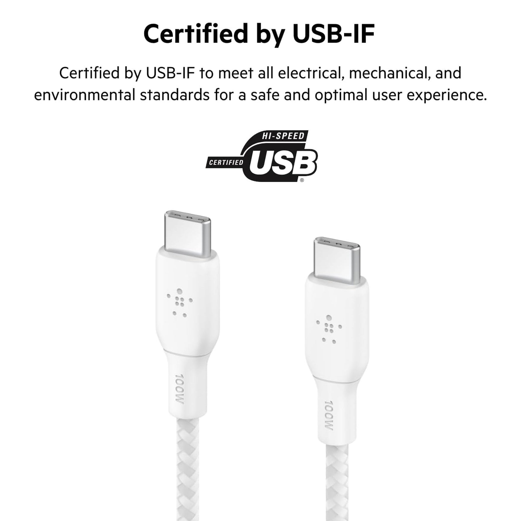 Belkin - BoostCharge USB-C to USB-C Cable 100W