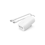 Belkin - BoostCharge Triple USB-C Ports Power Delivery Wall Charger 67W with PPS