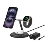 Belkin - BoostCharge Pro 3-in-1 Magnetic Wireless Charging Stand with Qi2 15W