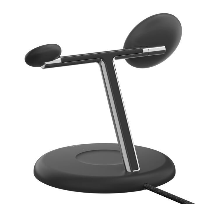 Belkin - BoostCharge Pro 3-in-1 Magnetic Wireless Charging Stand with Qi2 15W
