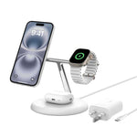 Belkin - BoostCharge Pro 3-in-1 Magnetic Wireless Charging Stand with Qi2 15W