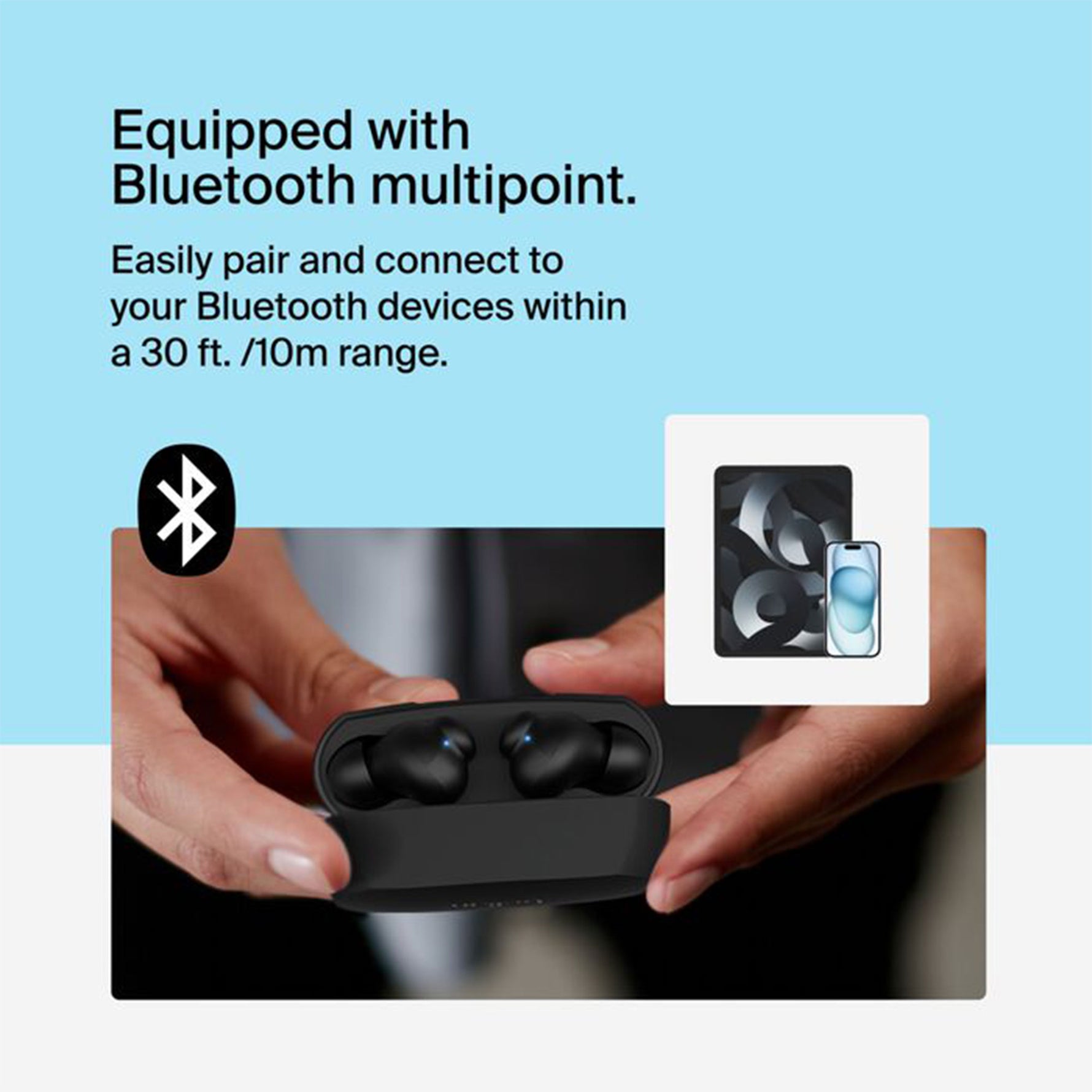 Belkin - SoundForm Rhythm True Wireless Earbuds