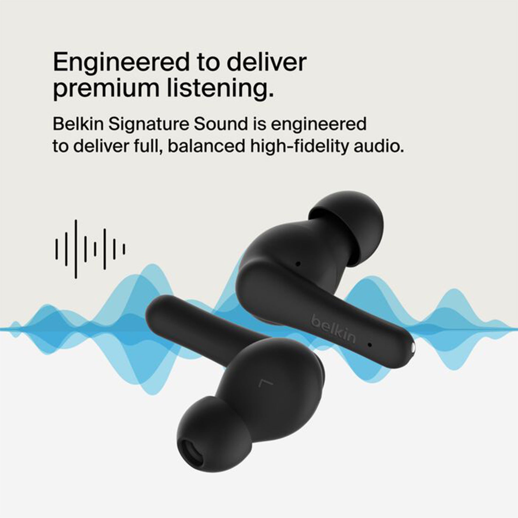 Belkin - SoundForm Rhythm True Wireless Earbuds
