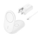 Belkin - BoostCharge 2-in-1 Magnetic Foldable Wireless Charger with Qi2 15W