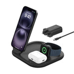Belkin -  BoostCharge 3-in-1 Magnetic Foldable Wireless Charger with Qi2 15W