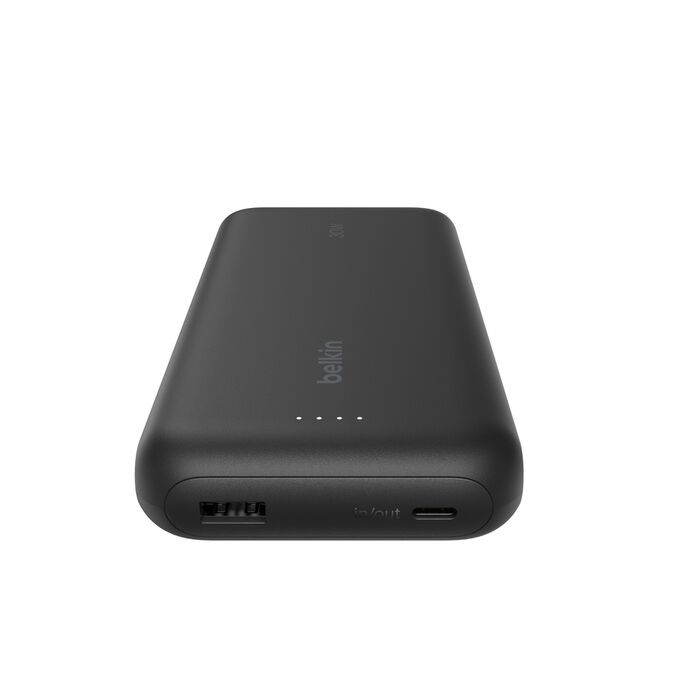 Belkin - BoostCharge Power Bank 20K with Integrated Cable