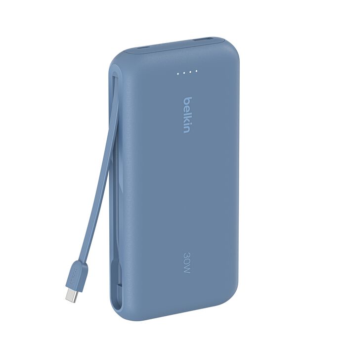 Belkin - BoostCharge Power Bank 20K with Integrated Cable