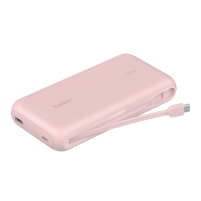 Belkin - BoostCharge Power Bank 20K with Integrated Cable