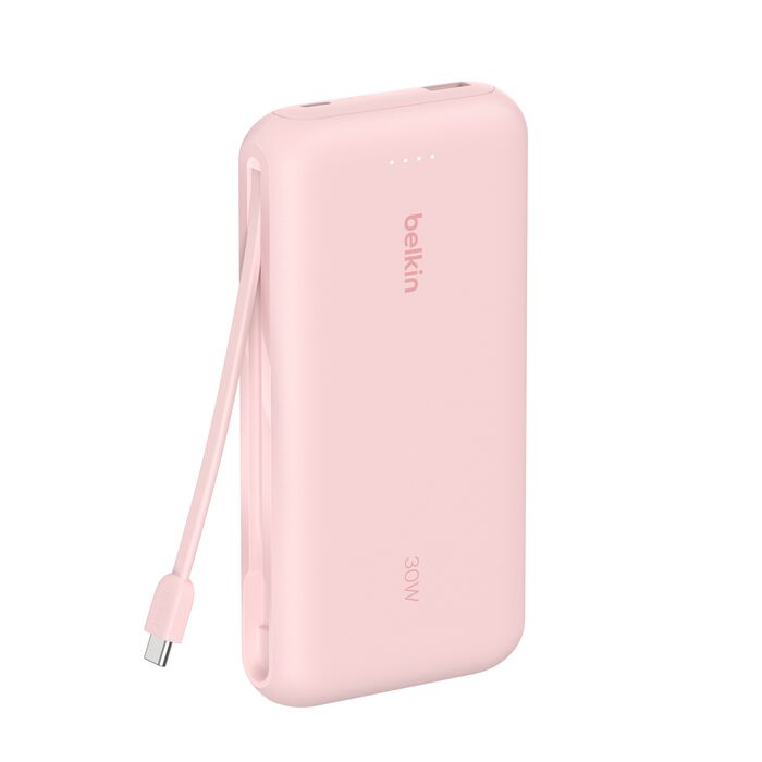 Belkin - BoostCharge Power Bank 20K with Integrated Cable