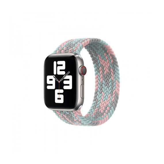 HYPHEN OXNARD Braided Solo Loop Apple Watch Strap – Elastic Nylon Band 42-44 MM