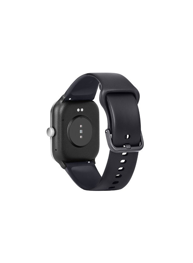 ttec Tempus Pro 47mm AMOLED Screen Regtangular Casing Smart Watch, Black