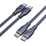 Voltme Powerlink Rugg Double Nylon Cable Type C to Type C 3A - 1M (60W) Blue