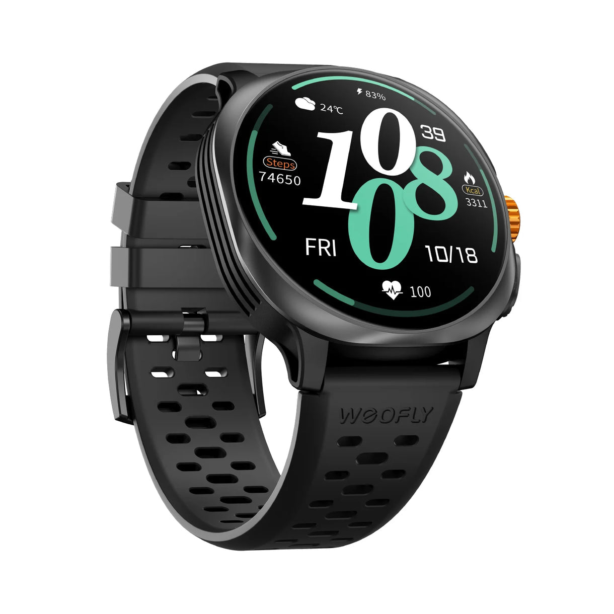 Weofly Vive 2 Smart Watch-Black