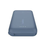 Belkin'BOOSTCHARGE POWER BANK 10K WITH INTEGRATED CABLE - Blue