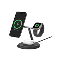 Belkin - BoostCharge Pro 3-in-1 Magnetic Wireless Charging Stand with Qi2 15W