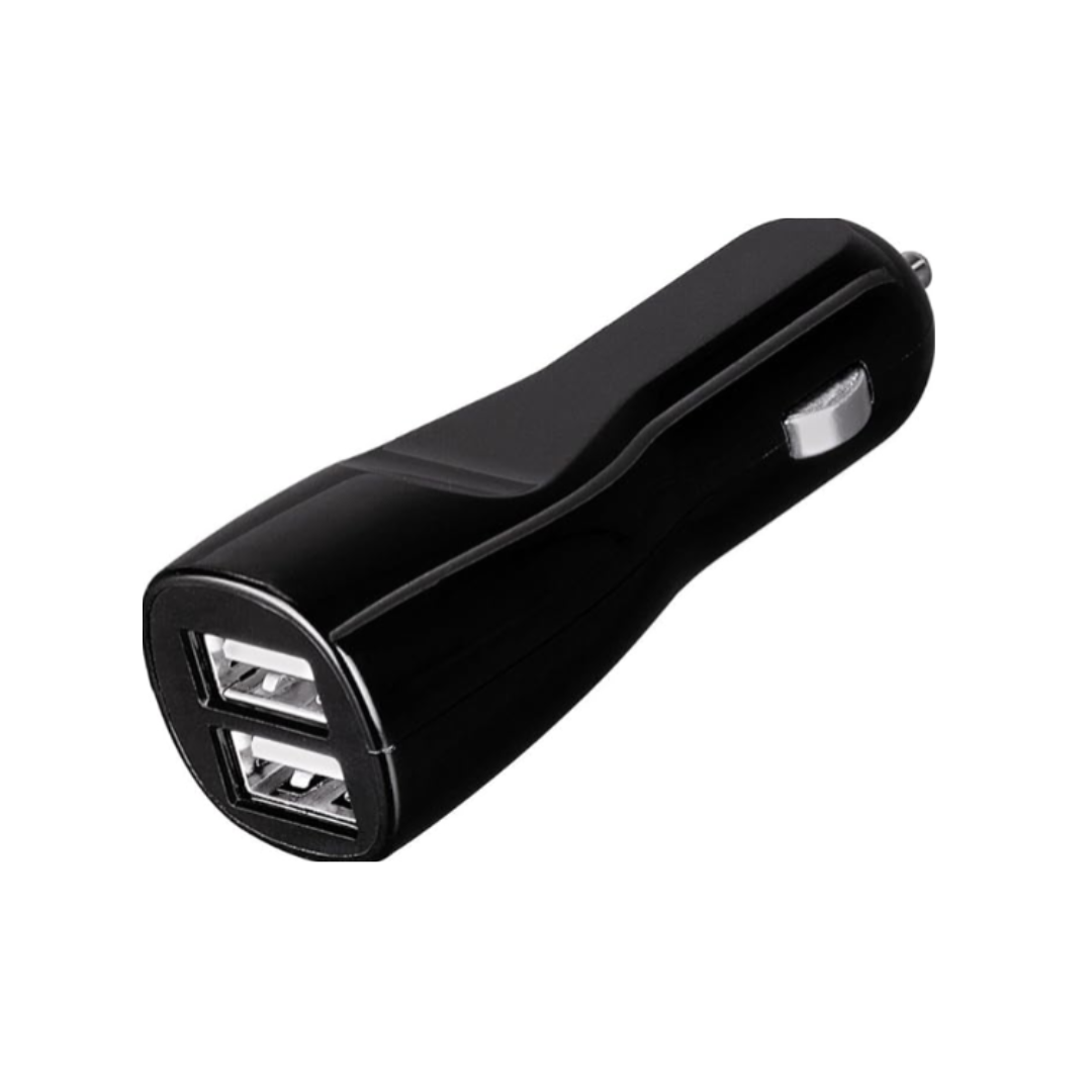 Hama 2-Port USB Car Charging Adapter for Tablets, 5 V/4.8 A, Black
