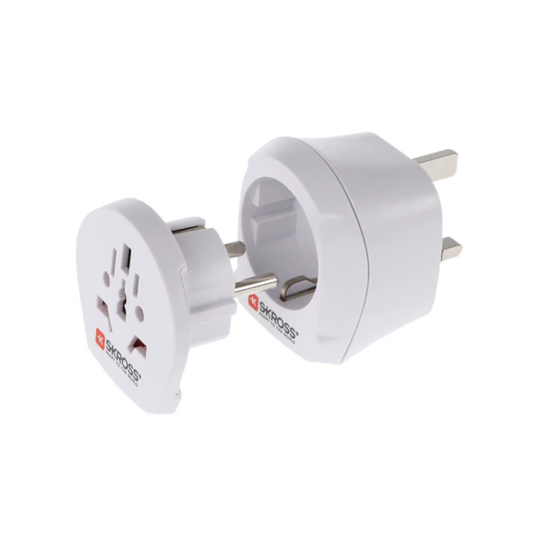 Skross Combo World to UK Single adapter