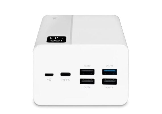 'ttec ReCharger Mega LCD 50.000 mAh PD 20W Powerbank-White