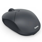 Hama "WM-150" Mini wireless mouse , optical, 3 buttons, silent click, Black