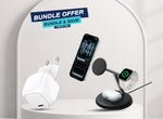 Belkin BoostCharge Pro Complete Charging Bundle — 3-in-1 Wireless Stand + 30W Wall Charger