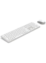 Hama WKM-550 Multi-Device Silent Keyboard and Mouse Set, Dual wireless/Bluetooth, Arabic.