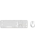 Hama WKM-550 Multi-Device Silent Keyboard and Mouse Set, Dual wireless/Bluetooth, Arabic.